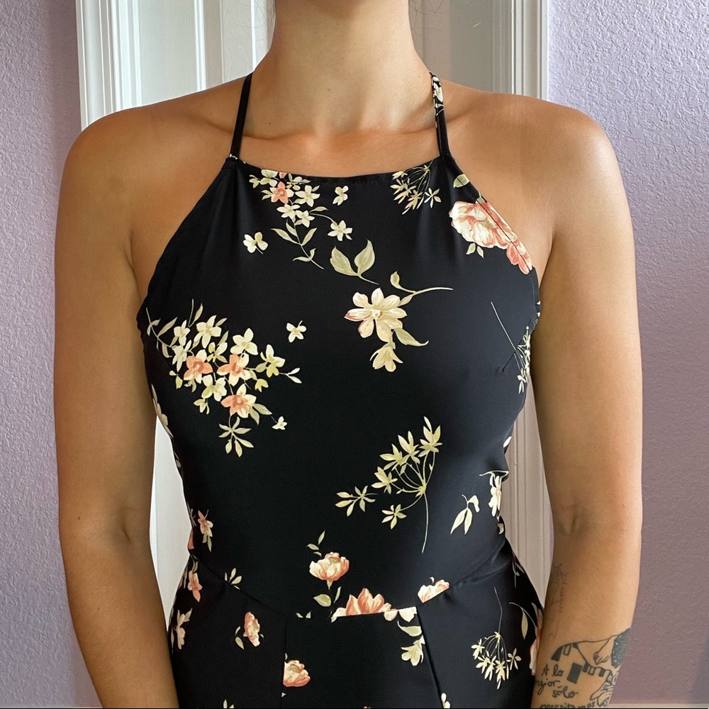 brandy Melville floral skater skirt dress